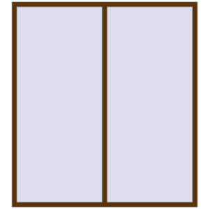 Купити Вікна 1900x2100 мм REHAU Euro 60 WALNUT з двох сторін