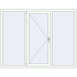 Купити Вікна 1800x1400 мм REHAU Euro 60 Білий (RAL 9016) з двох сторін