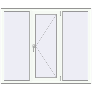 Купити Вікна 1500x1250 мм REHAU Euro 60 Білий (RAL 9016) з двох сторін