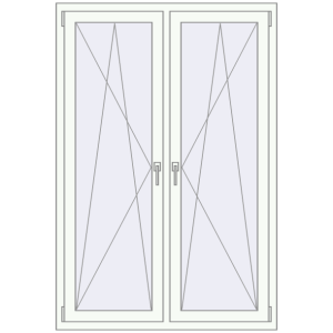 Купити Вікна 1150x1700 мм REHAU Euro 70 Білий (RAL 9016) з двох сторін