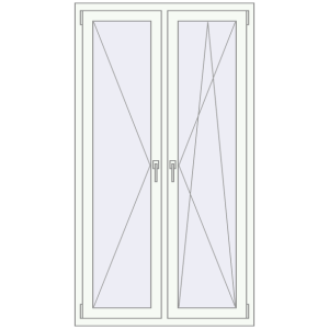 Купити Вікна 1000x1800 мм REHAU Euro 70