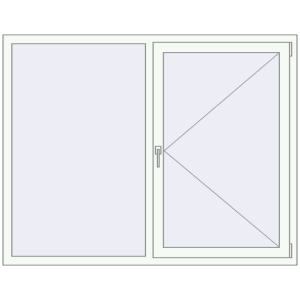 Купити Вікна 1660x1300 мм REHAU Euro 70 Білий (RAL 9016) з двох сторін