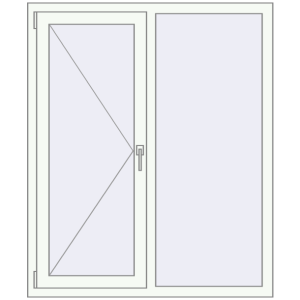 Купити Вікна 1150x1380 мм REHAU Euro 70 Білий (RAL 9016) з двох сторін