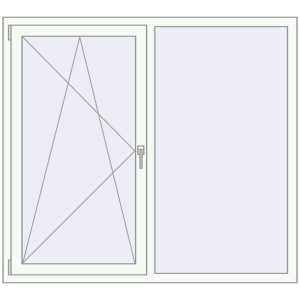 Купити Вікна 1550x1400 мм REHAU Euro 70