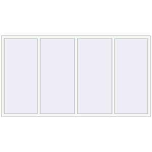 Купити Вікна 2750x1490 мм REHAU Euro 60 Білий (RAL 9016) з двох сторін