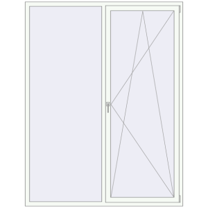 Купити Вікна 1800x2330 мм REHAU Euro 70 Білий (RAL 9016) з двох сторін