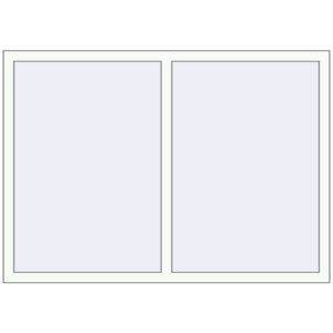 Купити Вікна 1550x1100 мм REHAU Euro 70 Білий (RAL 9016) з двох сторін