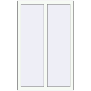 Купити Вікна 830x1300 мм REHAU Brillant-Design Білий (RAL 9016) з двох сторін