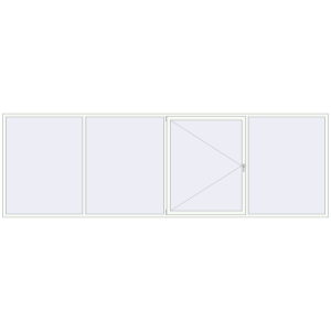Купити Вікна 5000x1600 мм REHAU Brillant-Design