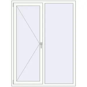 Купити Вікна 1300x1730 мм REHAU Euro 60 Білий (RAL 9016) з двох сторін