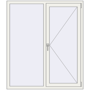 Купити Вікна 1300x1500 мм REHAU Brillant-Design