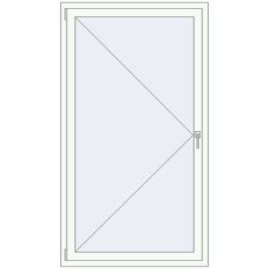 Купити Вікна 1000x1800 мм REHAU SYNEGO MD Білий (RAL 9016) з двох сторін