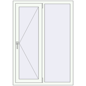 Купити Вікна 1000x1400 мм REHAU Euro 60 Білий (RAL 9016) з двох сторін