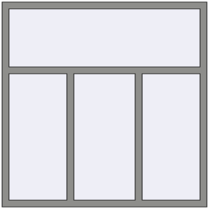 Купити Вікна 1500x1500 мм Altest Pony 375 RAL 9007 Grey aluminium з двох сторін
