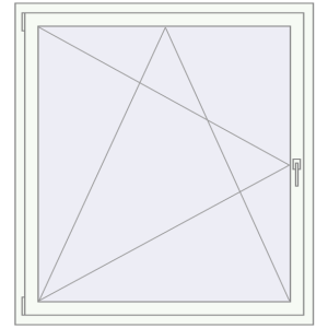 Купити Вікна 1300x1400 мм REHAU SYNEGO MD Білий (RAL 9016) з двох сторін