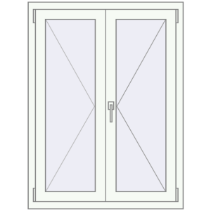 Купити Вікна 900x1200 мм REHAU Euro 70 Білий (RAL 9016) з двох сторін
