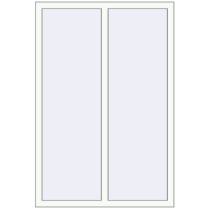 Купити Вікна 1050x1550 мм REHAU Euro 70 Білий (RAL 9016) з двох сторін
