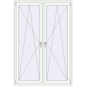 Купити Вікна 1300x1880 мм REHAU Euro 70 Білий (RAL 9016) з двох сторін