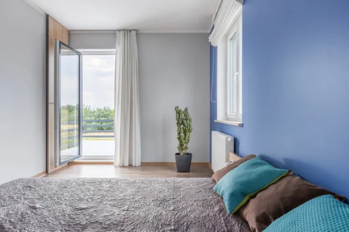 пластикові двері на балкон одностулкові