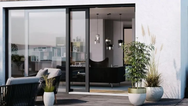 Пластикові розсувні двері