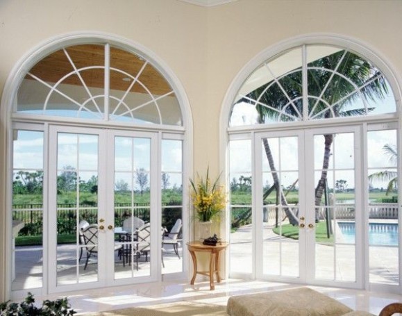 арочні французькі вікна