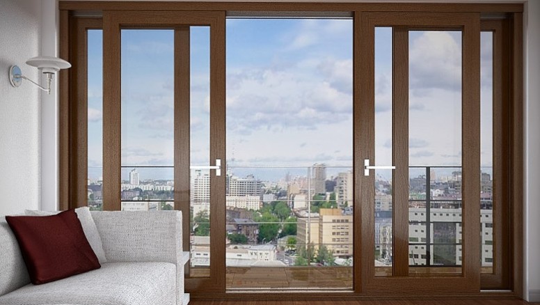 панорамні двері на балкон купити