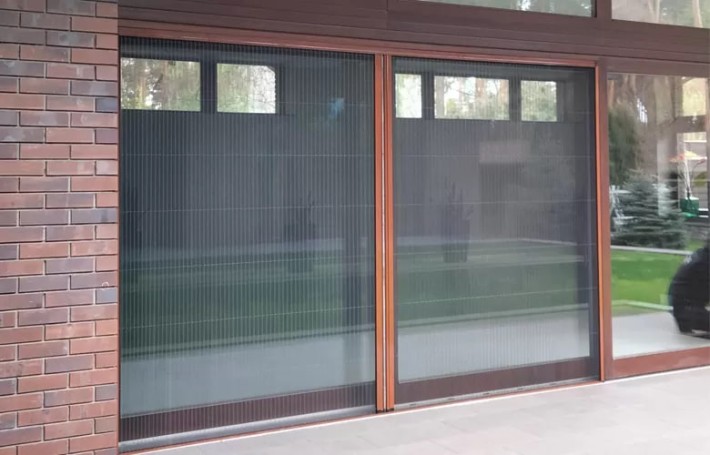 Розсувна москітна сітка плісе