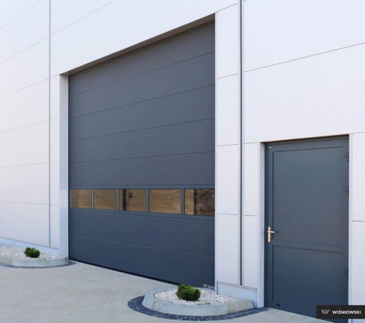 Секційні ворота з формуванням V