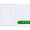 Ціноутворення Розсувні терасні двері 2500x2000 мм REHAU SYNEGO SLIDE WALNUT ззовні. Ціна: €2,110.00