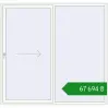 Ціноутворення Sliding patio doors 2300x2200 mm REHAU Euro 60 (Похило-зсувні) RAL 9016 Traffic white two-sided. Ціна: ₴67,694.47