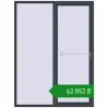 Ціноутворення Розсувні терасні двері 1650x2200 мм REHAU Euro 60 (Похило-зсувні) ANTHRACITE_GREY_STRUKTURAL з двох сторін. Ціна: ₴62,851.86