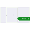 Ціноутворення Sliding patio doors 4000x2200 mm REHAU Brillant 70 (Похило-зсувні) RAL 9016 Traffic white two-sided. Ціна: ₴91,663.52