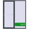 Ціноутворення Розсувні терасні двері 1700x2100 мм REHAU Brillant 70 (Похило-зсувні) ANTHRACITE_GREY_STRUKTURAL з двох сторін. Ціна: $1,671.32