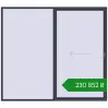 Ціноутворення Розсувні терасні двері 2880x2550 мм REHAU GENEO HST ANTHRACITE_GREY_STRUKTURAL з двох сторін. Ціна: ₴230,852.43