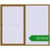 Ціноутворення Розсувні терасні двері 2790x2340 мм REHAU SYNEGO SLIDE LIGHT_OAK з двох сторін. Ціна: ₴83,502.75