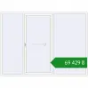 Ціноутворення Sliding patio doors 3000x2200 mm REHAU Euro 60 (Похило-зсувні) RAL 9016 Traffic white two-sided. Ціна: ₴69,429.21