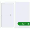 Ціноутворення Розсувні терасні двері 2500x2250 мм REHAU SYNEGO SLIDE Білий (RAL 9016) з двох сторін. Ціна: ₴79,644.01