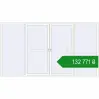 Ціноутворення Розсувні терасні двері 4000x2200 мм REHAU Euro 60 (Похило-зсувні) Білий (RAL 9016) з двох сторін. Ціна: ₴132,771.09