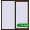 Ціноутворення Розсувні терасні двері 2000x2100 мм REHAU SYNEGO SLIDE DARK_OAK з двох сторін. Ціна: ₴84,504.65