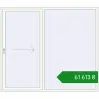 Ціноутворення Sliding patio doors 2300x2000 mm REHAU Euro 60 (Похило-зсувні) RAL 9016 Traffic white two-sided. Ціна: ₴61,613.49