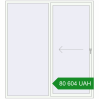Ціноутворення Розсувні терасні двері 2000x2200 мм REHAU SYNEGO (Похило-зсувні) Білий (RAL 9016) з двох сторін. Ціна: 80 603.77 UAH