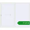 Ціноутворення Розсувні терасні двері 2600x2200 мм REHAU Euro 60 (Похило-зсувні) Білий (RAL 9016) з двох сторін. Ціна: ₴77,210.60