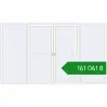 Ціноутворення Розсувні терасні двері 4000x2300 мм REHAU Euro 60 (Похило-зсувні) GOLDEN OAK ззовні. Ціна: ₴161,060.53