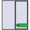 Ціноутворення Розсувні терасні двері 2200x2450 мм REHAU GENEO HST ANTHRACITE_GREY_STRUKTURAL з двох сторін. Ціна: ₴223,461.91