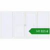 Ціноутворення Розсувні терасні двері 4000x2200 мм REHAU Euro 60 (Похило-зсувні) Білий (RAL 9016) з двох сторін. Ціна: ₴141,824.83