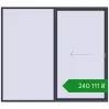 Ціноутворення Розсувні терасні двері 2880x2550 мм REHAU GENEO HST ANTHRACITE_GREY_STRUKTURAL з двох сторін. Ціна: ₴240,111.36