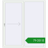 Ціноутворення Sliding patio doors 1800x2000 mm REHAU Brillant 70 (Похило-зсувні) ANTHRACITE_GREY_STRUKTURAL external. Ціна: ₴79,050.78
