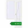 Ціноутворення Балконні двері 1290x2350 мм REHAU Euro 70 Білий (RAL 9016) з двох сторін. Ціна: ₴16,061.09