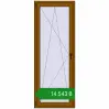 Ціноутворення Балконні двері 800x2100 мм REHAU Euro 60 GOLDEN OAK з двох сторін. Ціна: ₴14,543.00