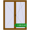 Ціноутворення Балконні двері 1700x2150 мм REHAU SYNEGO MD GOLDEN OAK з двох сторін. Ціна: 1 098.81 EUR